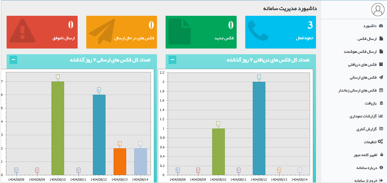 نمایی از محیط نرم افزار ثبت و پیگیری شکایت